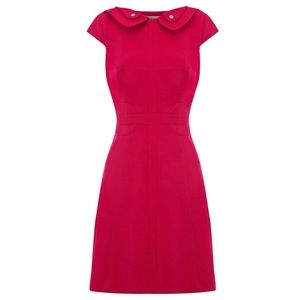 Karen Millen Pink Collared Mini Dress size 6